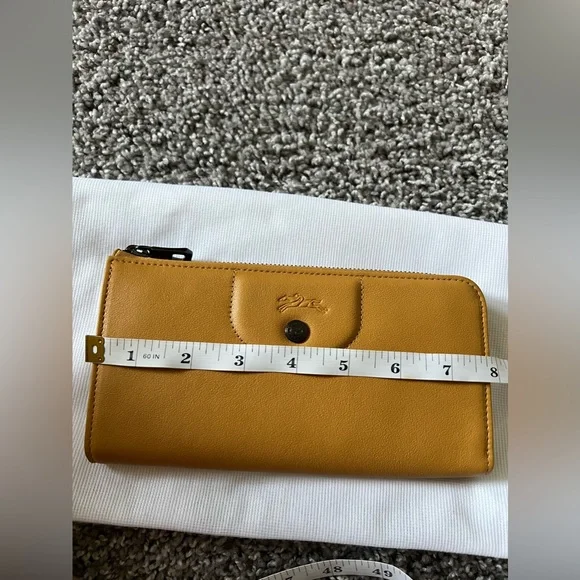Longchamp Le Pliage Cuir Wallet - Picture 3 of 7